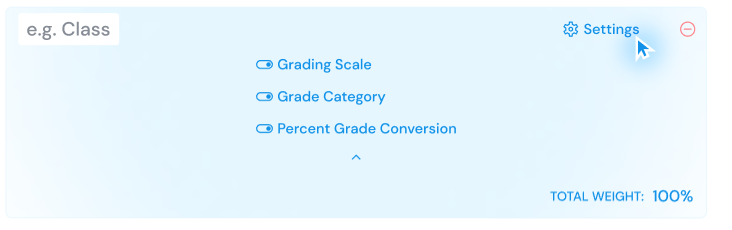assignment grade percentage